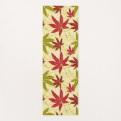 JAPANISCHE MAPLE LEAF (CREME) YOGAMATTE (Vorderseite)