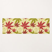 JAPANISCHE MAPLE LEAF (CREME) YOGAMATTE (Vorderseite (Horizontal))