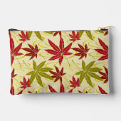 JAPANISCHE MAPLE-LEAF-PATTER IN CREME ZUBEHÖRTASCHE (Rückseite)