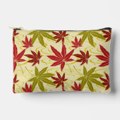 JAPANISCHE MAPLE-LEAF-PATTER IN CREME ZUBEHÖRTASCHE (Vorderseite)