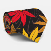 JAPANISCHE MAPLE LEAF (SCHWARZ) KRAWATTE (Gerollt)