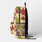 JAPANISCHE MAPLE PATTER IN CREME BEDRUCKTER RUCKSACK (Rechts)