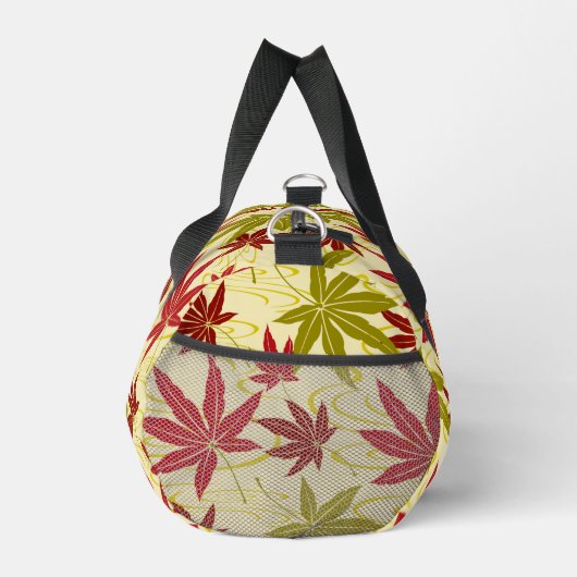 JAPANISCHE MAPLE PATTER IN CREME DUFFLE BAG (Rechts)