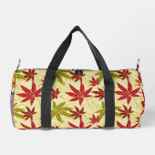 JAPANISCHE MAPLE PATTER IN CREME DUFFLE BAG (Rückseite)