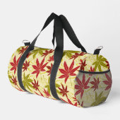 JAPANISCHE MAPLE PATTER IN CREME DUFFLE BAG (Rechte Ecke)