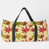 JAPANISCHE MAPLE PATTER IN CREME DUFFLE BAG (Vorderseite)