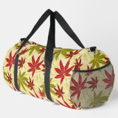 JAPANISCHE MAPLE PATTER IN CREME DUFFLE BAG (Rechte Ecke)
