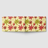 JAPANISCHE MAPLE PATTER IN CREME GÄSTEBUCH (Voll)