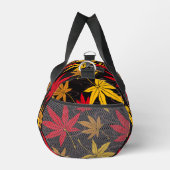 JAPANISCHE MAPLE PATTERIN IN SCHWARZ DUFFLE BAG (Rechts)
