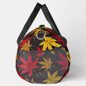 JAPANISCHE MAPLE PATTERIN IN SCHWARZ DUFFLE BAG (Rechts)