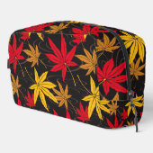 JAPANISCHE MAPLE PATTERIN IN SCHWARZ WASCHBEUTEL (Rechte Ecke)