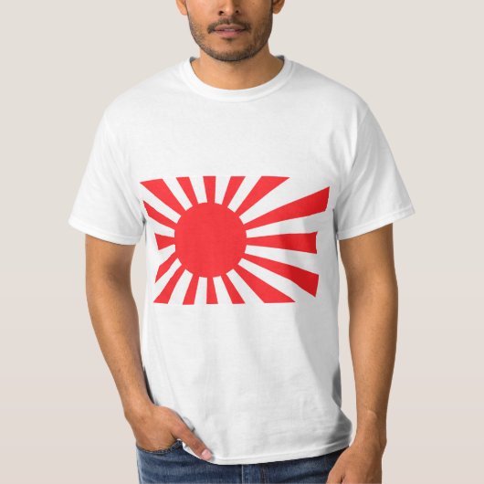 Japanische Marine-Flagge T-Shirt (Vorderseite)