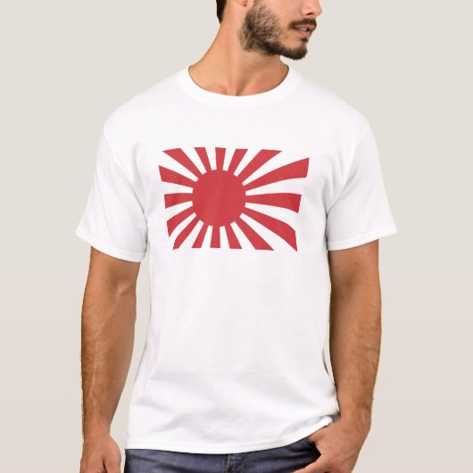 Japanische Marine-Flagge T-Shirt (Vorderseite)
