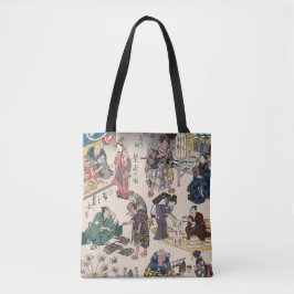 Japanische Marktszene Tasche