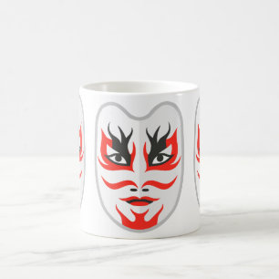Japanische Maske Kaffeetasse