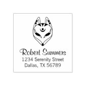 Japanische Maske "Kitsune Fox" Anschrift 3 Gummistempel (Prägung)