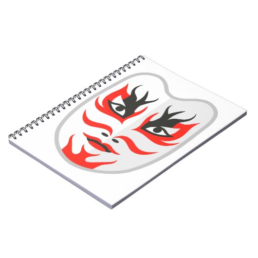 Japanische Maske Notizblock (Linke Seite)