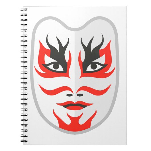 Japanische Maske Notizblock (Vorderseite)