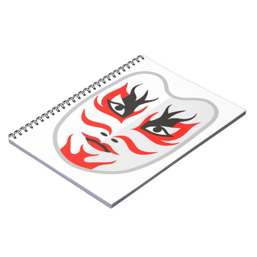 Japanische Maske Notizblock (Linke Seite)