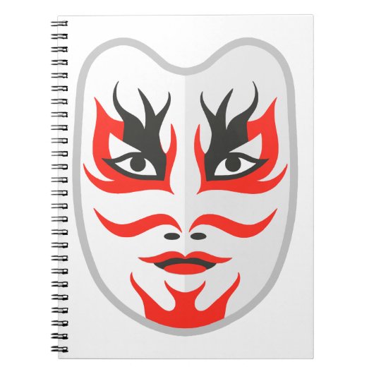 Japanische Maske Notizblock (Vorderseite)