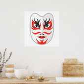 Japanische Maske Poster (Küche)