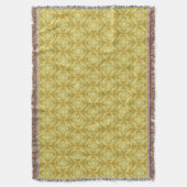 Japanische Medallion Muster, Mustard Yellow Decke (Vorderseite Vertikal)
