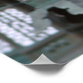 Japanische Metalllaternen Poster (Ecke)