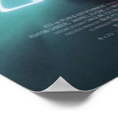 Japanische Mondlicht Poster (Ecke)