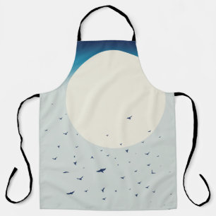 Japanische Mondlichtschwäne Schürze