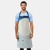 Japanische Mondlichtschwäne Schürze (Getragen)