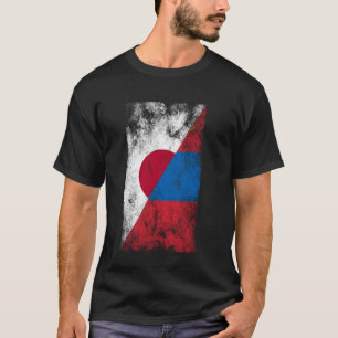 Japanische Mongolei-Flaggen - Japanische Mongolei T-Shirt