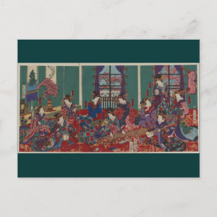 japanische Musiker Postkarte