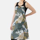Japanische Muster für Vintage Kranvögel Schürze (InSitu)