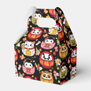 japanische Muster-Partygeschenkbox Daruma Geschenkschachtel