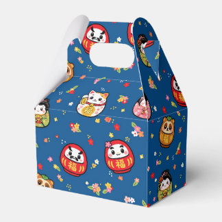 japanische Muster-Partygeschenkbox Daruma Geschenkschachtel
