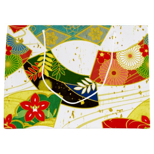 japanische Mustergeschenktasche Große Geschenktüte (Vorderseite)