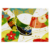 japanische Mustergeschenktasche Große Geschenktüte (Rückseite)