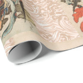 JAPANISCHE MYTHISCHE BIRD MIT DEM HUMANKOPF Karyōb Geschenkpapier (Rolleneckpunkt)