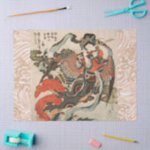 JAPANISCHE MYTHISCHE BIRD MIT DEM HUMANKOPF Karyōb Seidenpapier (Basteln)