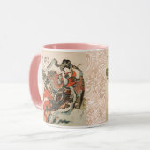 JAPANISCHE MYTHISCHE BIRD MIT DEM HUMANKOPF Karyōb Tasse (Vorderseite Links)