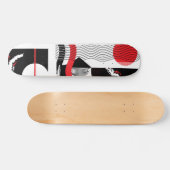 Japanische Nacht Skateboard (Horizontal)