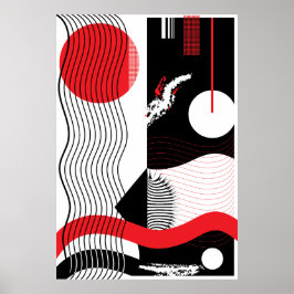 Japanische Nachtkunst Pop Poster