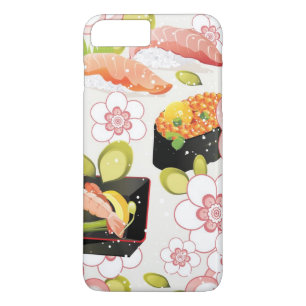 Japanische Nahrung: Sushi-Muster 2 Case-Mate iPhone Hülle