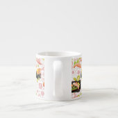 Japanische Nahrung: Sushi-Muster 2 Espressotasse (Rückseite)