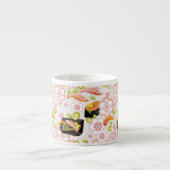 Japanische Nahrung: Sushi-Muster 2 Espressotasse (Vorderseite)
