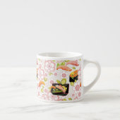 Japanische Nahrung: Sushi-Muster 2 Espressotasse (Rechts)