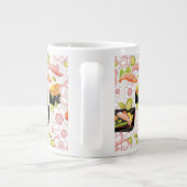 Japanische Nahrung: Sushi-Muster 2 Jumbo-Tasse (Rückseite)