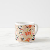 Japanische Nahrung: Sushi-Muster 3 Espressotasse (Vorderseite Rechts)