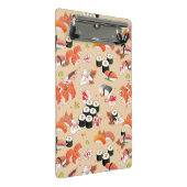 Japanische Nahrung: Sushi-Muster 3 Mini Klemmbrett (Schrägansicht)