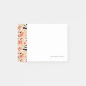 Japanische Nahrung: Sushi-Muster 3 Post-it Klebezettel (Vorderseite)